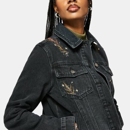 Abellona Embroidered Denim Jacket g