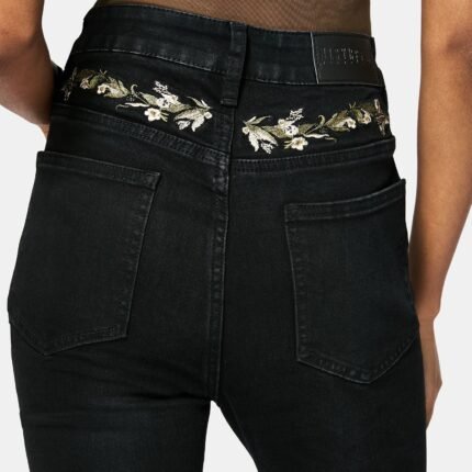 Abundance Embroidered Denim Skinny Jean f