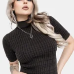 Glenna Check Knit Top