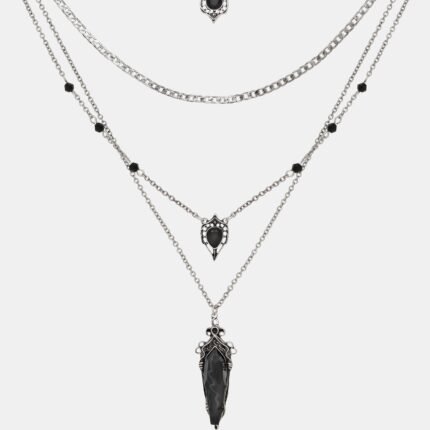 Gothique Stone Layered Necklace