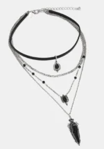 Gothique Stone Layered Necklace g
