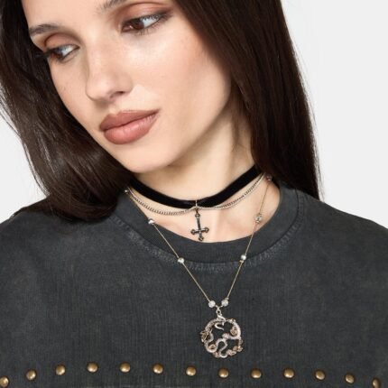 Jaydan Studded Crop Boxy T Shirt gh