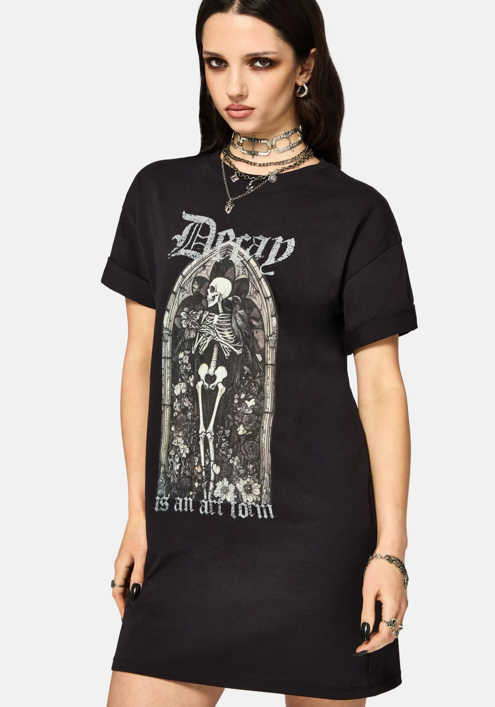 Kairo Graphic T Shirt Dress Kairo Graphic T Shirt Dress