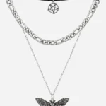 Mortmoth Layered Choker Necklace