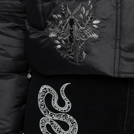 Nirah Embroidered Padded Jacket f
