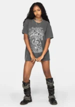Paradise Decays Oversized T Shirt g