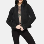 Selin Embroidered Boxy Denim Jacket
