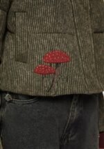 Sylvia Embroidered Knit Bomber Jacket f