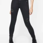 Void Embroidered Pocket Skinny Jeans